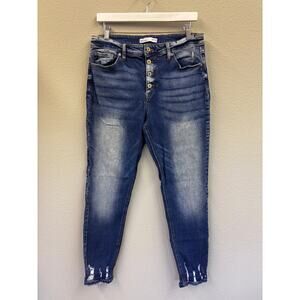 Kancan Womens Size 30 Stretchy High Rise Jeans